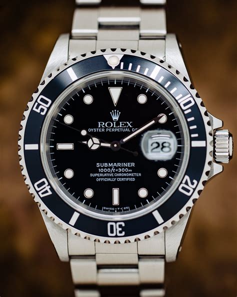 stainless rolex submariner watch